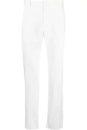 Dolce & Gabbana DG Essentials stretch-cotton trousers - White