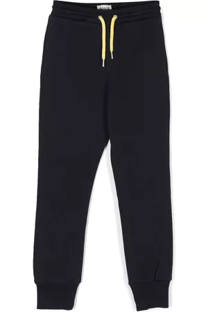 Lanvin Logo-embroidered track pants - Blue