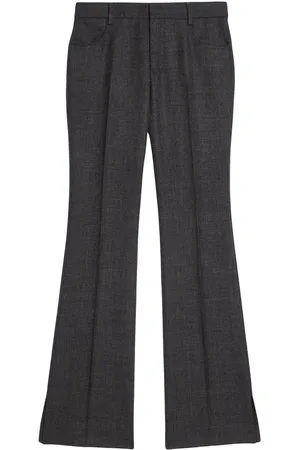 Ami Mid-rise flared trousers