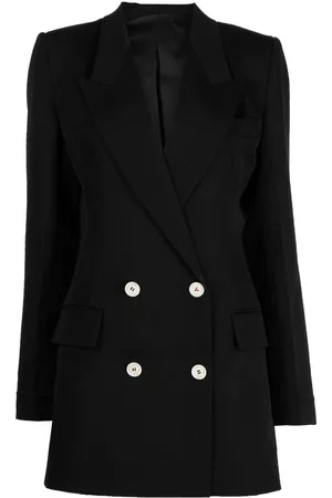 Victoria Beckham Women Blazer Dresses - Double-breasted dress blazer - Black