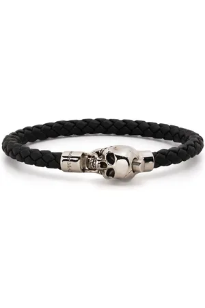 Alexander McQueen Skull leather bracelet