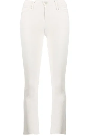 Mother Flared cropped jeans