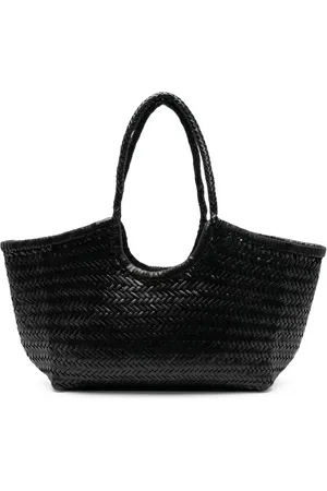 Dragon Diffusion Nantucket interwoven leather tote bag