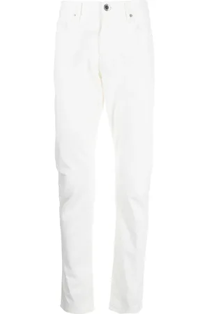 Emporio Armani Mid-rise straight-leg jeans