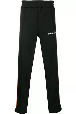 Palm Angels Men Sweatpants - Logo-print track pants - Black