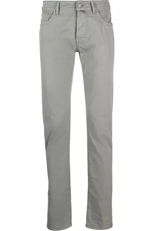 Jacob Cohen Men Skinny Pants - Slim-cut trousers - Grey