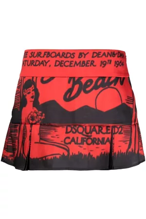 Dsquared2 Graphic-print mini skirt