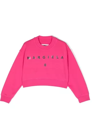 Maison Margiela Logo cotton sweatshirt - Pink