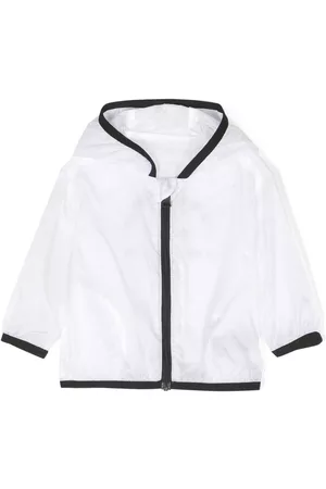 Karl Lagerfeld Jackets - Logo-print hooded jacket - White