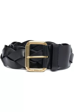 Ralph Lauren Braided buckle belt - Black