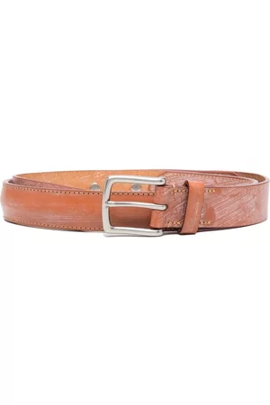 Ralph Lauren Men Belts - Distressed leather belt - Brown
