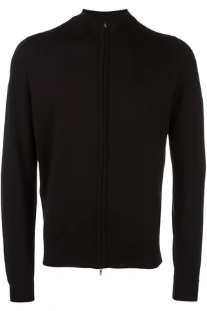 JOHN SMEDLEY High neck zipped cardigan