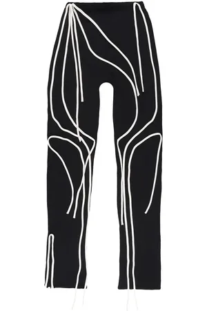 OTTOLINGER Contrast-trim flared trousers