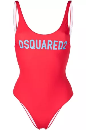 Dsquared2 Women Swimsuits - Logo-print sleeveless swimsuit
