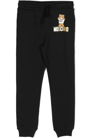 Moschino Sweatpants - Teddy Bear print track pants - Black