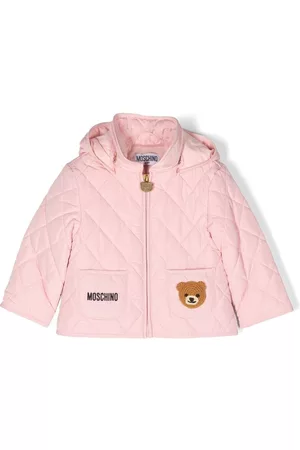 Moschino Fleece Jackets - Teddy Bear padded jacket - Pink