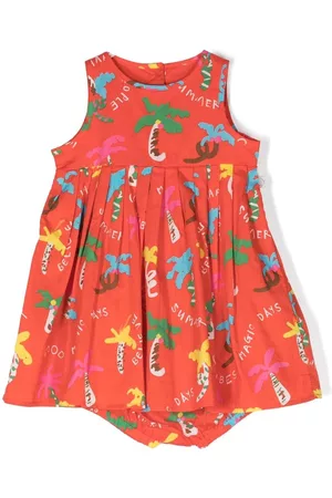 Stella McCartney Patterned sleeveless dress - Red
