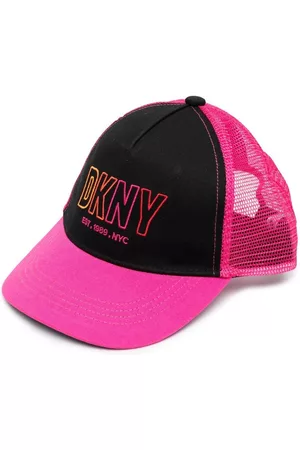 DKNY Embroidered-logo baseball cap - Pink