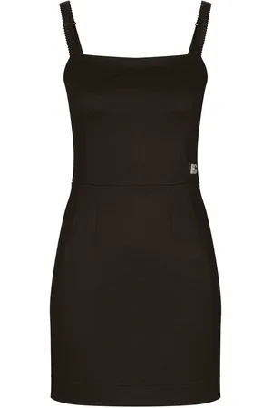 Dolce & Gabbana Logo plaque sleeveless mini dress