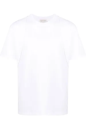 Alexander McQueen Panelled cotton T-shirt