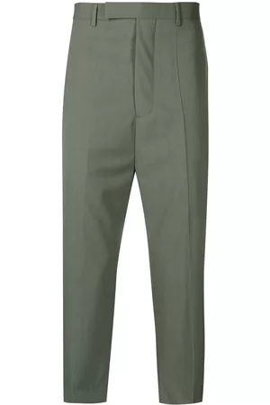 Rick Owens Men Skinny Pants - Slim-cut leg trousers - Green