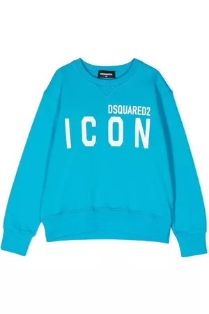 Dsquared2 Boys Hoodies - Icon logo-print sweatshirt - Blue