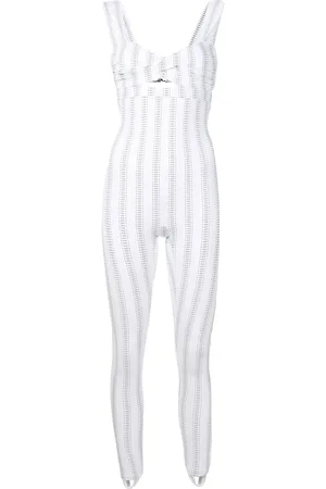 AMIR SLAMA Twist-detail sleeveless jumpsuit