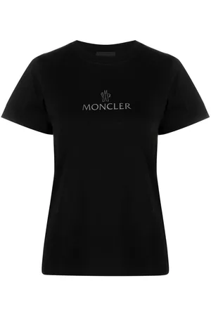 Moncler Logo-print short-sleeved T-shirt - Black