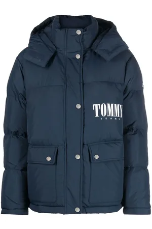 Tommy Hilfiger Girl's Monogram Logo Belted Fur Jacket