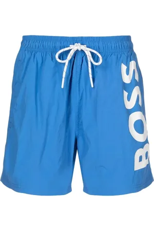 HUGO BOSS Octopus logo-print swim shorts