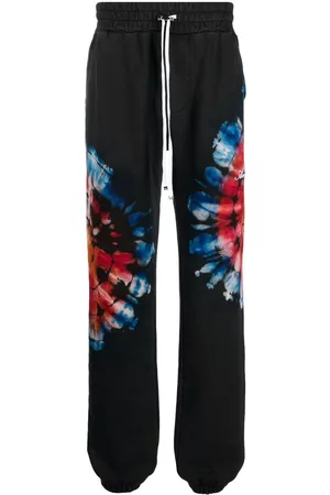 AMIRI Men Sweatpants - Tie-dye print trousers - Black