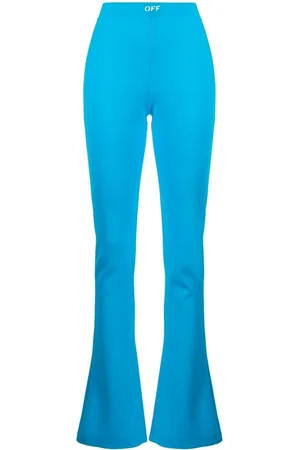 Sleek Split Leggings in blue | Off-White™ Official US