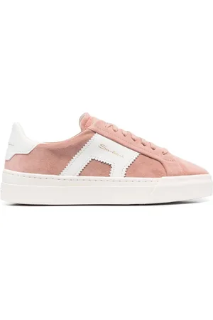 santoni Panelled low-top sneakers