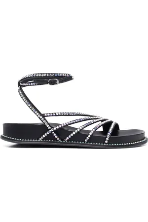 LE SILLA Crystal-embelished sandals