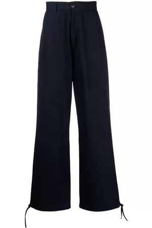 SOCIÉTÉ ANONYME Formal Pants - Wide-leg tailored trousers - Blue