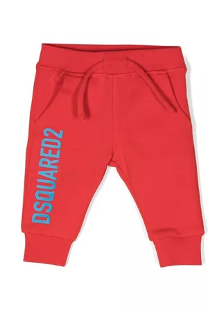Dsquared2 Sweatpants - Logo-print cotton track trousers