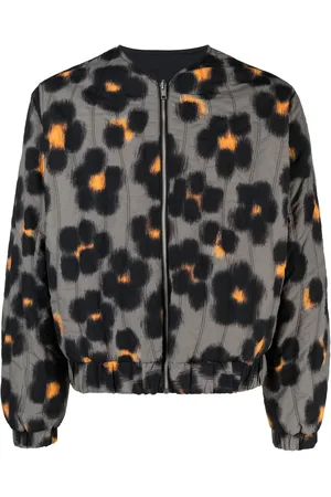 Kenzo Hana Leopard reversible bomber jacket
