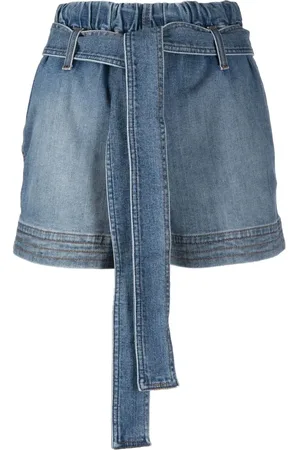 Stella McCartney Tie-waist denim shorts