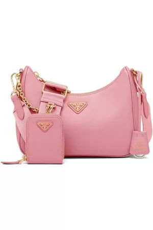 Prada Women Shoulder Bags - Re-Edition 2005 leather shoulder bag - Pink