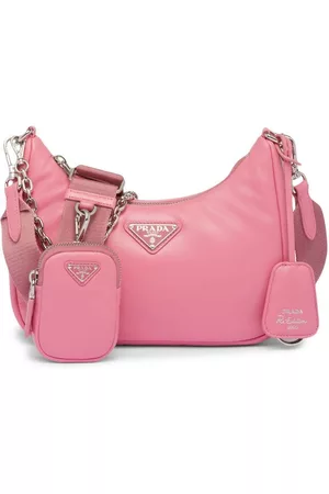 Prada Women Shoulder Bags - Re-Edition padded shoulder bag - Pink
