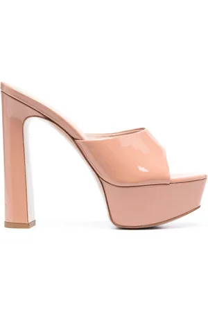 LE SILLA Patent leather platform sandals