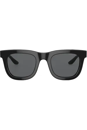 Giorgio Armani Logo-print square-frame sunglasses