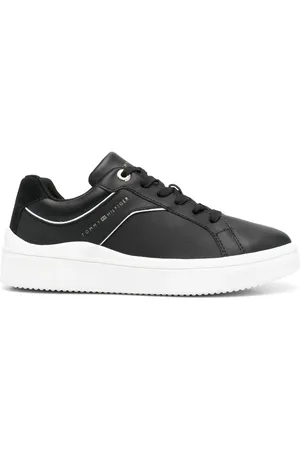 Tommy Hilfiger Leather logo-print sneakers