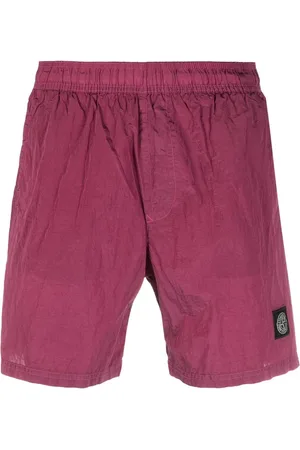 Stone Island Compass-patch track shorts
