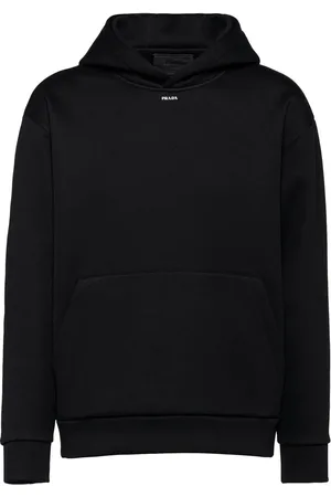 Prada Logo-print cotton hoodie