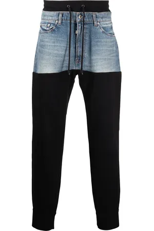 ROMEO HUNTE Patch-work track trousers