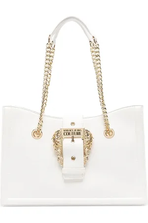 Versace Jeans Couture women Logo couture handbags black - gold: Handbags:  Amazon.com