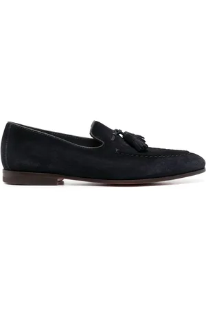 santoni Tassel detail loafers