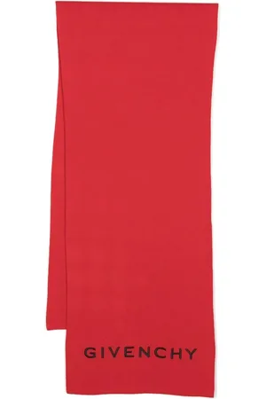 Givenchy Intarsia-knit logo scarf