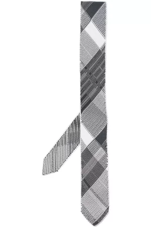 Thom Browne Men Bow Ties - RWB striped tie - Grey